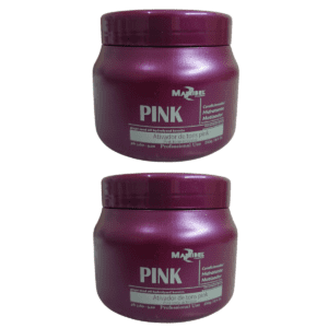 Kit 2 Mascara Matizadora Pink Rosa 250g Mairibel