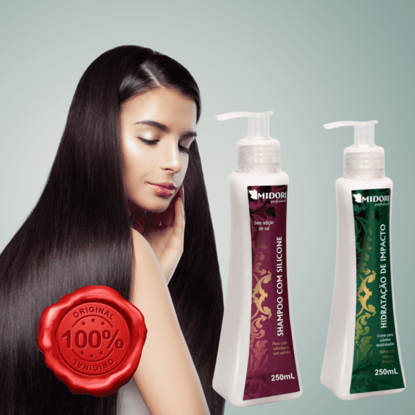 kit Shampoo com Silicone e Creme Hidratação Impacto 250ml - Imagem 3
