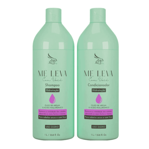 Kit Shampoo E Condicionador Óleo De Argan 1 Litro da Zap