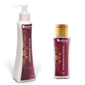 Kit Ativador de Cachos e Reparador de pontas Midori
