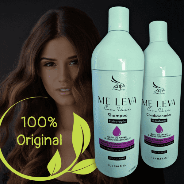 Kit Shampoo E Condicionador Óleo De Argan 1 Litro da Zap - Imagem 4