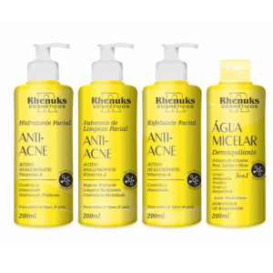 Kit Skin Care Facil anti-acne Rhenuks 4 unidades