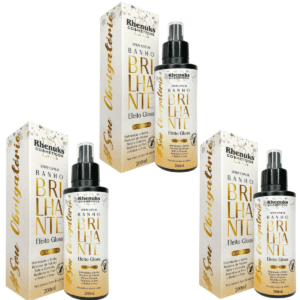 kit 3 Spray Capilar Efeito Gloss Banho Brilhante Rhenuks