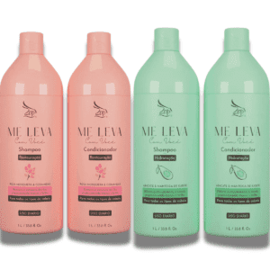 Kit Shampoo e Condicionador Rosa Mosqueta e Abacate 1 litro
