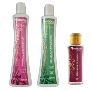 Shampoo Silicone, Hidratação de Impacto, Reparador de pontas