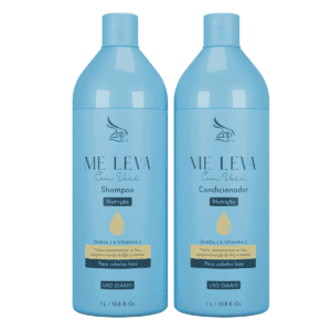 Kit Shampoo e Condicionador Óleo de Coco e Pantenol 1L Zap
