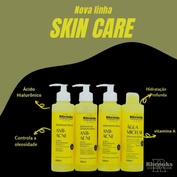 Kit Skin Care Facil anti-acne Rhenuks 4 unidades - Imagem 6