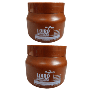 Kit 2 Mascara Matizadora Loiro Cobreado 250g Mairibel