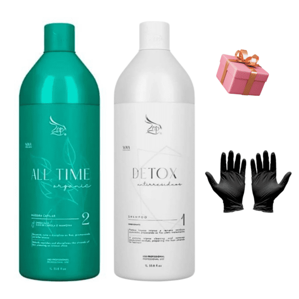 Kit Progressiva Sem Formol Zap All Time Organic 1000ml
