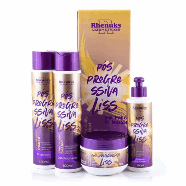 Kit Capilar Pós Progressiva Liss Rhenuks 4 Itens