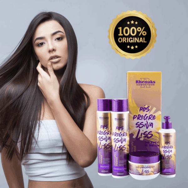 Kit Capilar Pós Progressiva Liss Rhenuks 4 Itens - Imagem 4