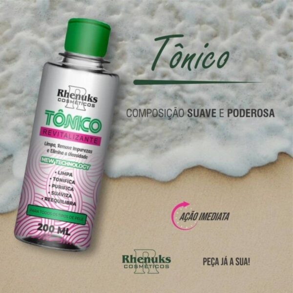 Kit 3 TONICO REVITALIZANTE RHENUKS 200ML - Imagem 2