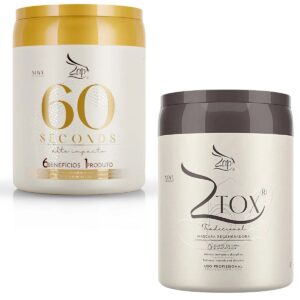 Máscara 60 Seconds Alto Impacto e Ztox Professional Zap 950g