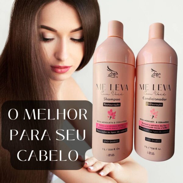 Shampoo e Condicionador e Máscara Sos Pós E Pré Progressiva - Imagem 6