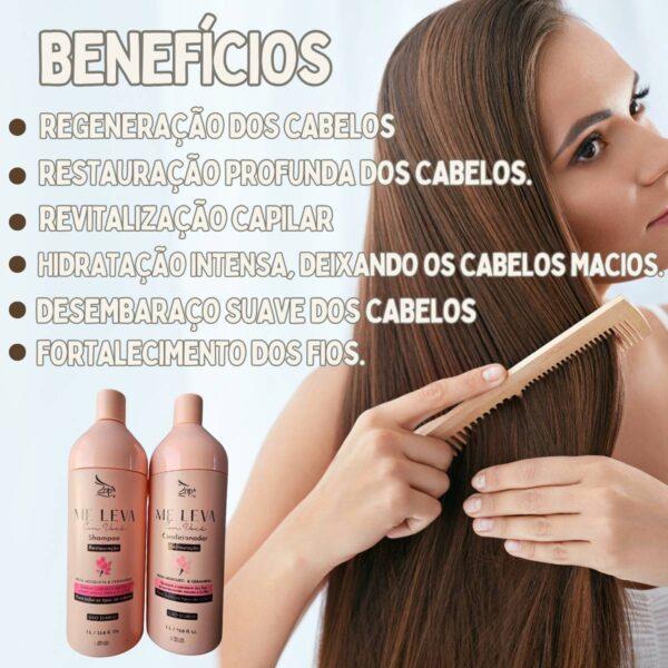 Shampoo e Condicionador e Máscara Sos Pós E Pré Progressiva - Imagem 5