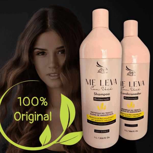 Kit Zap Shampoo + Condicionador Restauração Cronograma 1l - Imagem 3