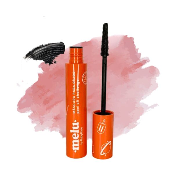Kit 2 Máscara De Cilios Rimel Melu Challenge Laranja - Imagem 2