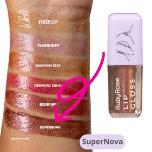Kit 2 Lip Gloss Supernova 4,5G Ruby Rose