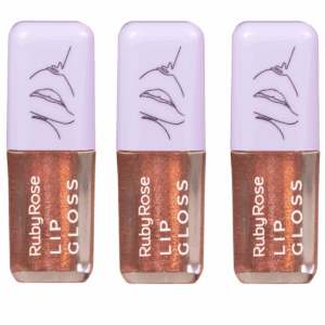 Kit 3 Lip Gloss BONFIRE 4,5G Ruby Rose