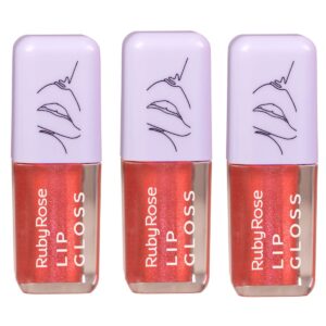 Kit 3 Lip Gloss FIREWORK CRUSH 4,5G Ruby Rose