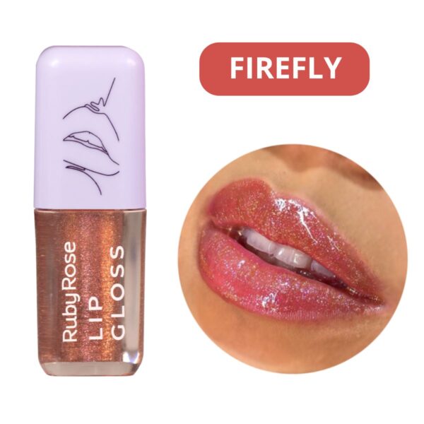 Lip Gloss FIREFLY CRUSH 4,5G Ruby Rose - Imagem 2