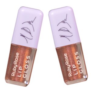 Kit 2 Lip Gloss FIREFLY CRUSH 4,5G Ruby Rose