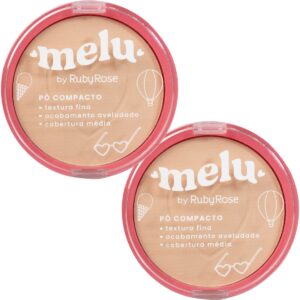 Kit 2 PÓ Facial Compacto Melu BY RUBY ROSE C10
