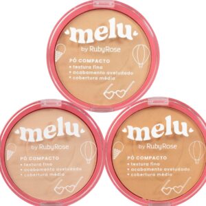 PÓ Facial Compacto Melu BY RUBY ROSE C10 Várias Cores