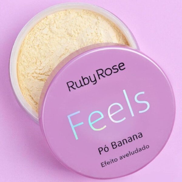 Kit 3 Base de maquiagem em pó Ruby Rose Feels PÓ BANANA - Imagem 2