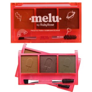 Paleta de Sombra Para Sobrancelhas Melu By Ruby Rose