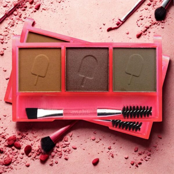 Kit 3 Paleta de Sombra Para Sobrancelhas Melu By Ruby Rose - Imagem 3