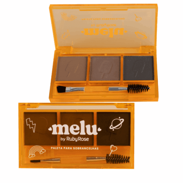 Paleta de Sombra Para Sobrancelhas Melu By Ruby Rose