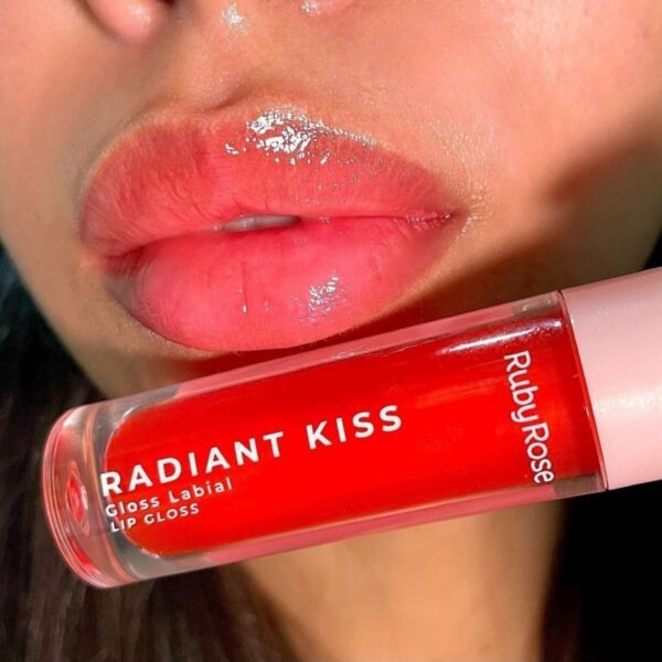 Lip Gloss Labial Radiant Kiss Ruby Rose RK10 - Imagem 2