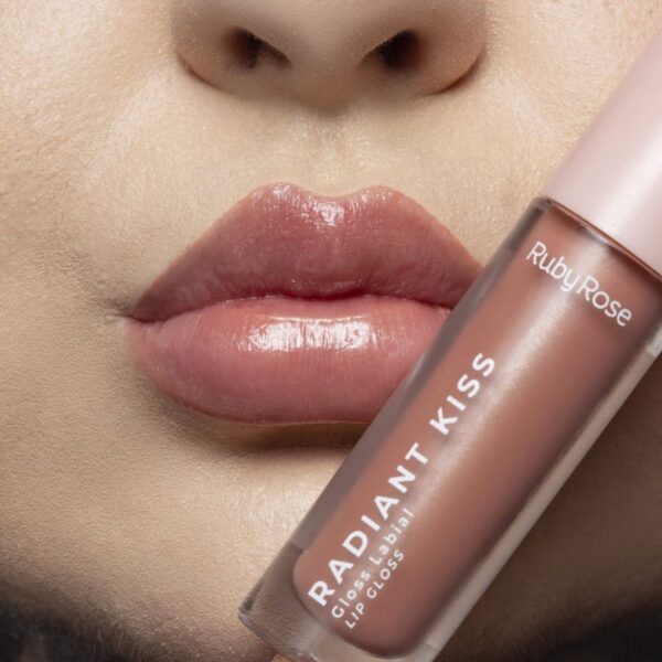 Kit 3 Lip Gloss Labial Radiant Kiss Ruby Rose RK20 - Imagem 2