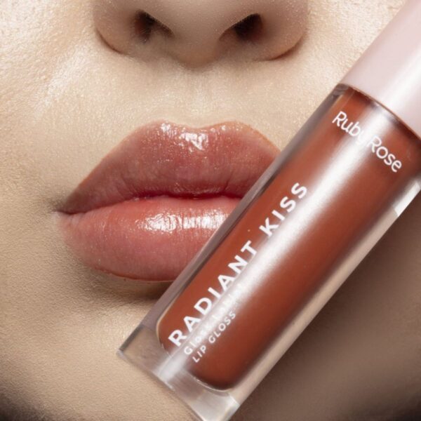 Kit 3 Lip Gloss Labial Radiant Kiss Ruby Rose RK30 - Imagem 2