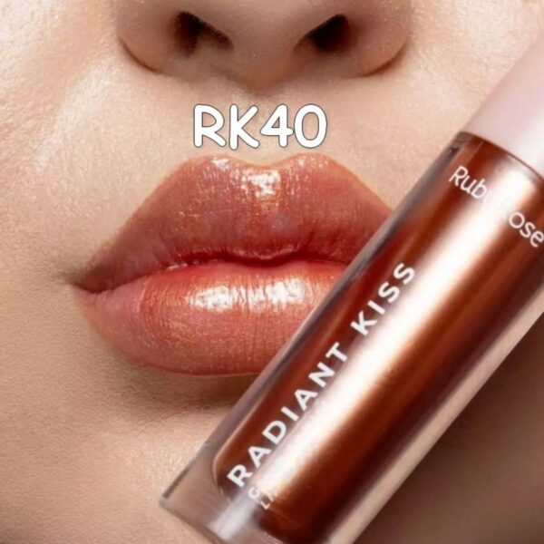 Kit 2 Lip Gloss Labial Radiant Kiss Ruby Rose RK40 - Imagem 2