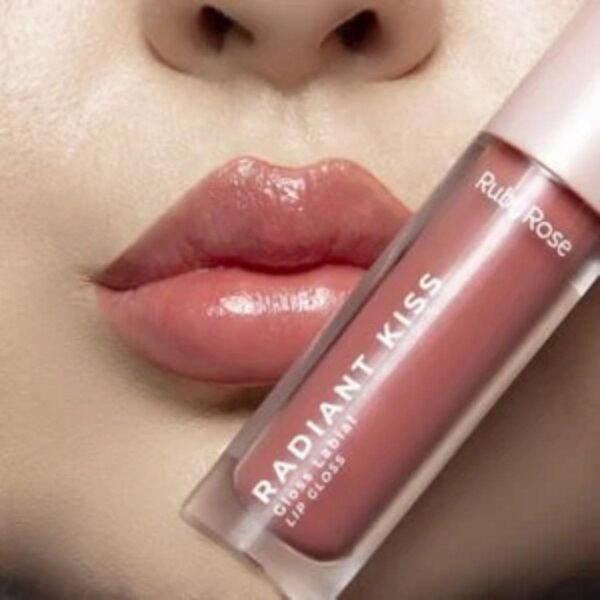 Kit 2 Lip Gloss Labial Radiant Kiss Ruby Rose RK50 - Imagem 2