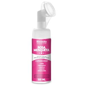 Mousse Micelar Espuma Limpeza Facial Rosa Mosqueta - Rhenuks