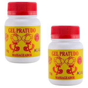 Kit 2 Gel Massageador Pra Tudo Tira Dor Mm Rhenuks 110g